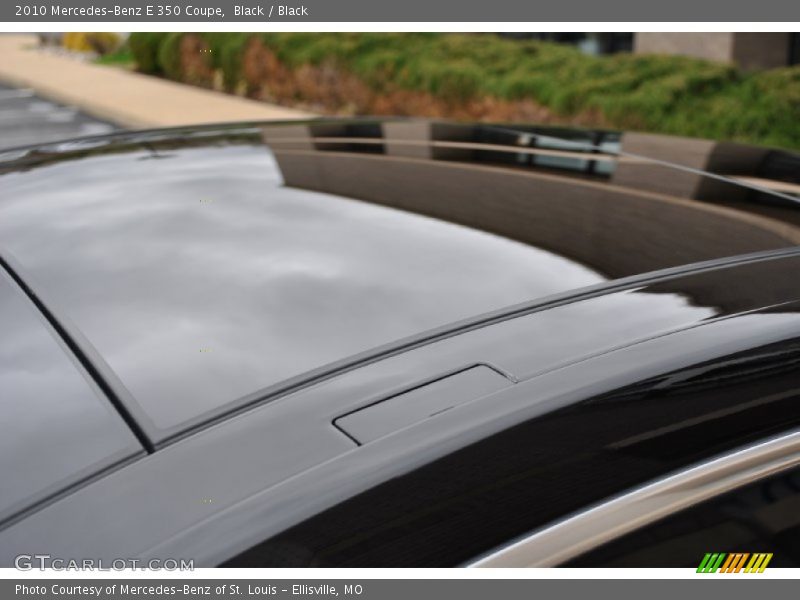 Black / Black 2010 Mercedes-Benz E 350 Coupe