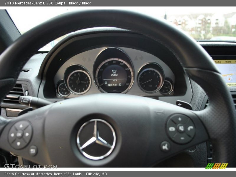Black / Black 2010 Mercedes-Benz E 350 Coupe