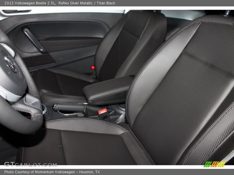 Reflex Silver Metallic / Titan Black 2013 Volkswagen Beetle 2.5L