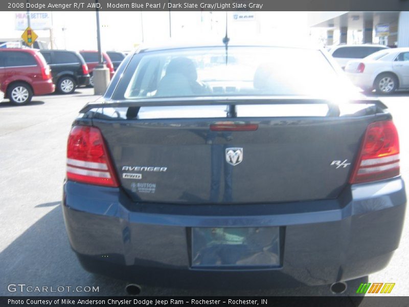Modern Blue Pearl / Dark Slate Gray/Light Slate Gray 2008 Dodge Avenger R/T AWD