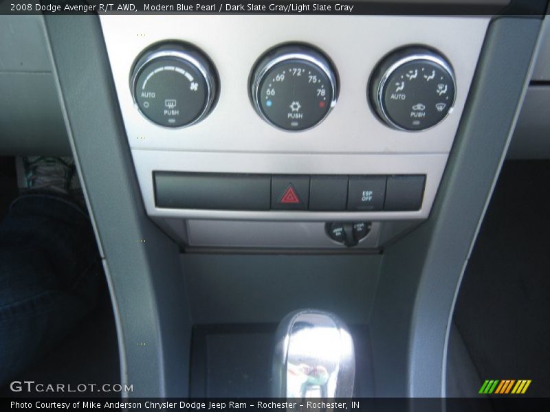Modern Blue Pearl / Dark Slate Gray/Light Slate Gray 2008 Dodge Avenger R/T AWD