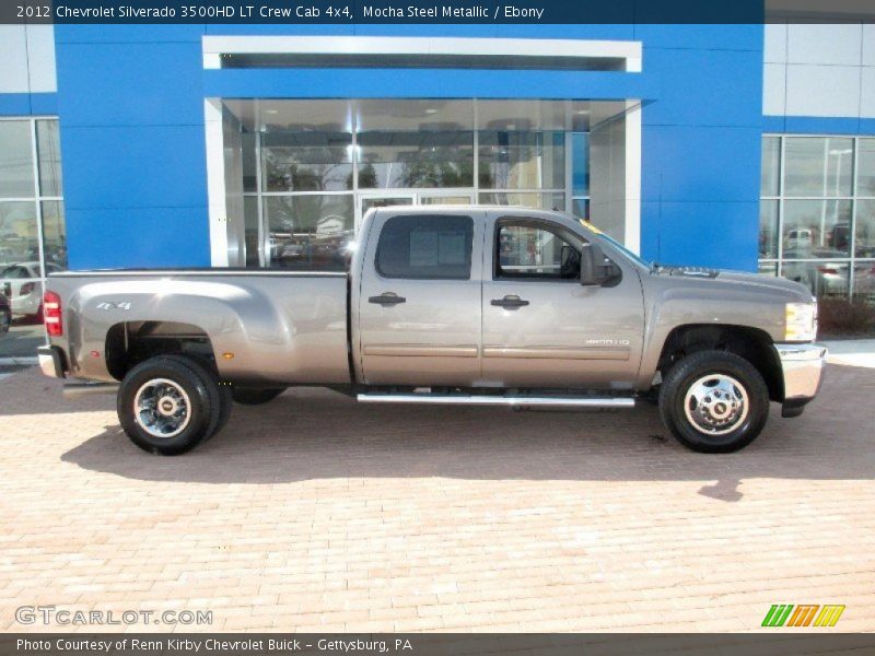 Mocha Steel Metallic / Ebony 2012 Chevrolet Silverado 3500HD LT Crew Cab 4x4