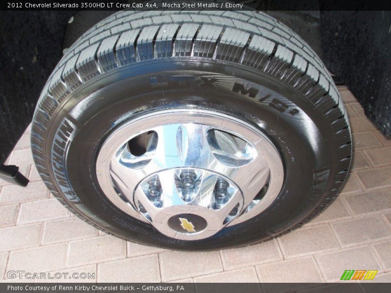 Mocha Steel Metallic / Ebony 2012 Chevrolet Silverado 3500HD LT Crew Cab 4x4