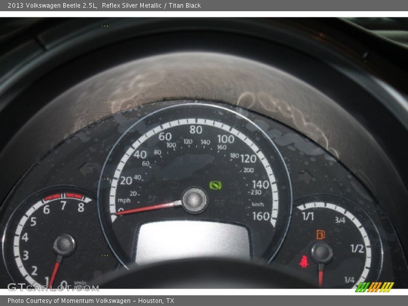 Reflex Silver Metallic / Titan Black 2013 Volkswagen Beetle 2.5L