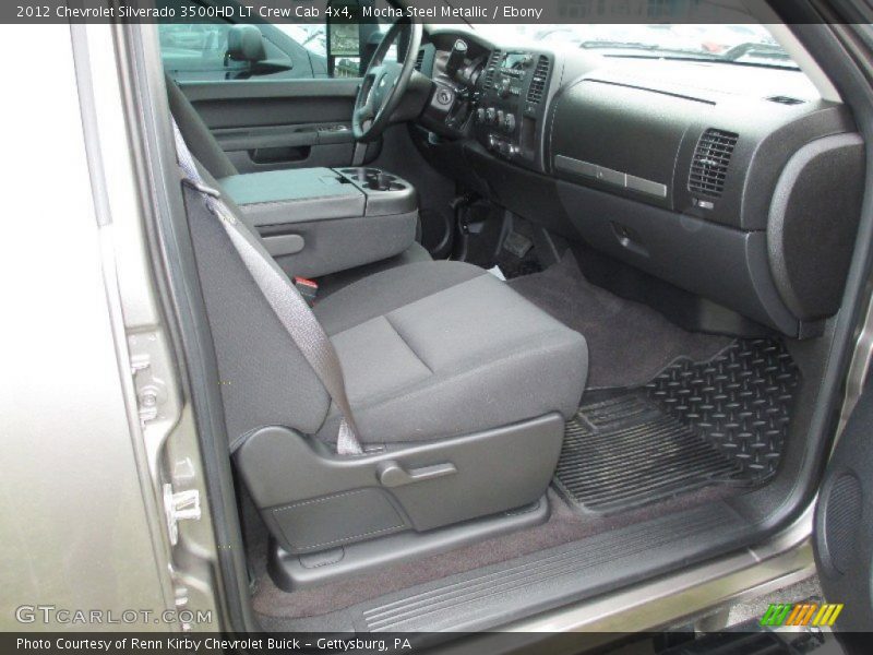 Mocha Steel Metallic / Ebony 2012 Chevrolet Silverado 3500HD LT Crew Cab 4x4