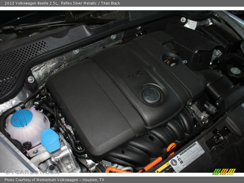 Reflex Silver Metallic / Titan Black 2013 Volkswagen Beetle 2.5L