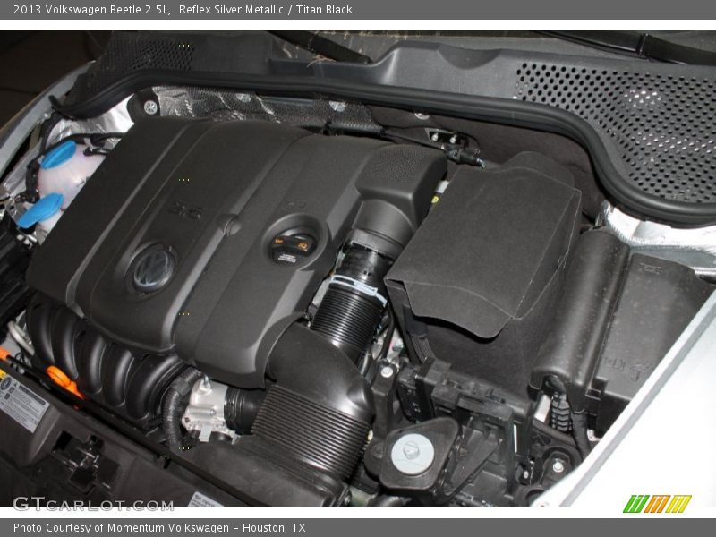 Reflex Silver Metallic / Titan Black 2013 Volkswagen Beetle 2.5L