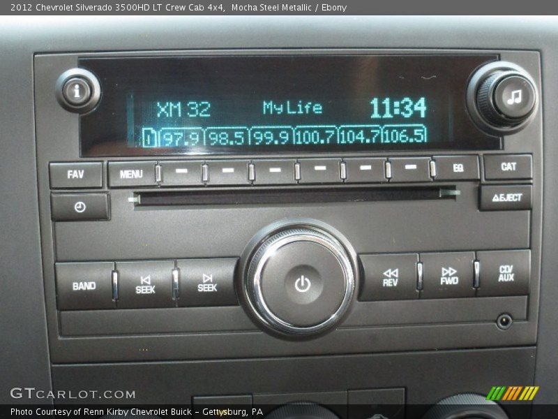 Mocha Steel Metallic / Ebony 2012 Chevrolet Silverado 3500HD LT Crew Cab 4x4
