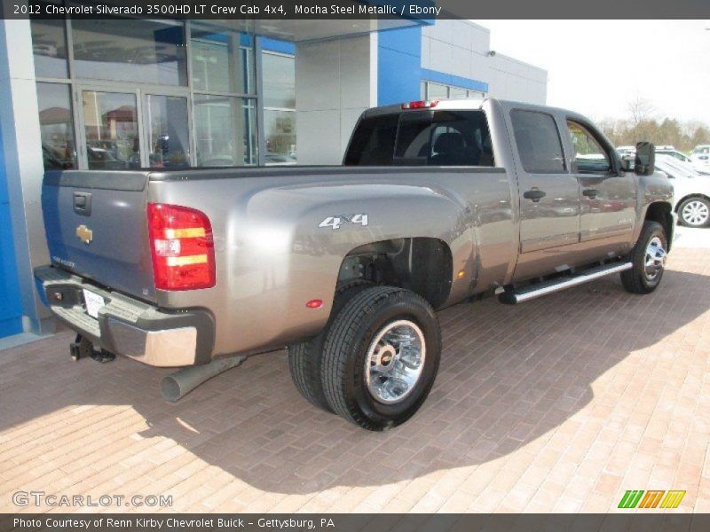 Mocha Steel Metallic / Ebony 2012 Chevrolet Silverado 3500HD LT Crew Cab 4x4