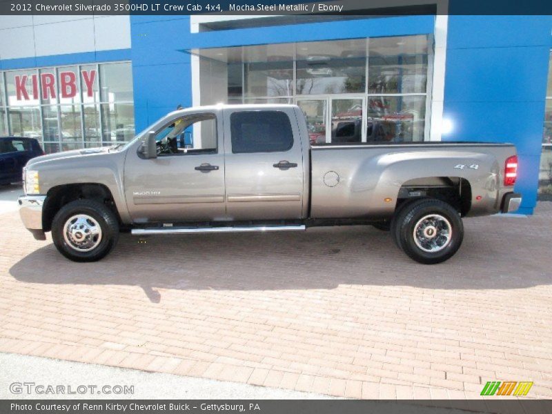 Mocha Steel Metallic / Ebony 2012 Chevrolet Silverado 3500HD LT Crew Cab 4x4