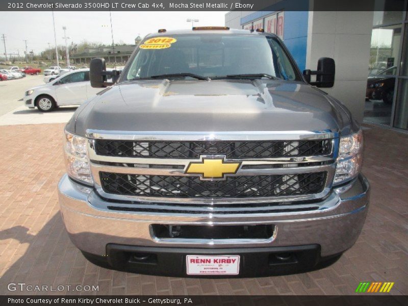 Mocha Steel Metallic / Ebony 2012 Chevrolet Silverado 3500HD LT Crew Cab 4x4