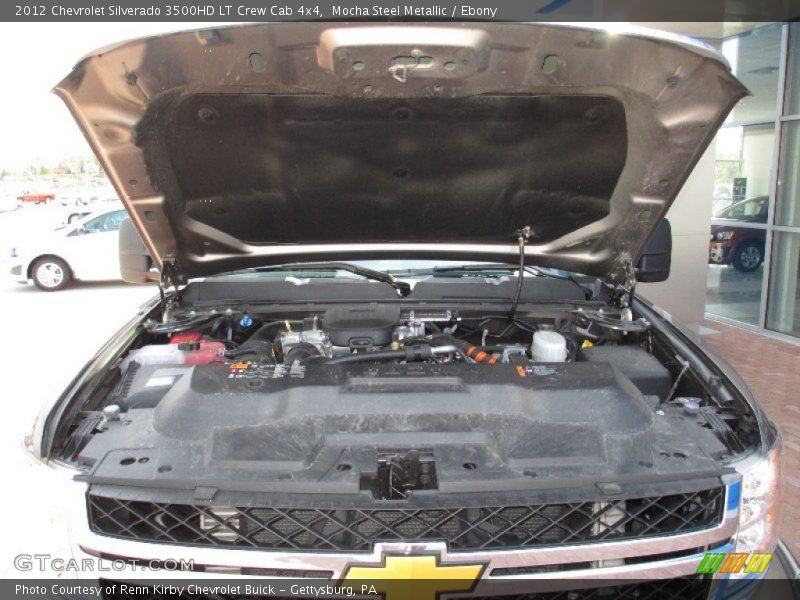 Mocha Steel Metallic / Ebony 2012 Chevrolet Silverado 3500HD LT Crew Cab 4x4