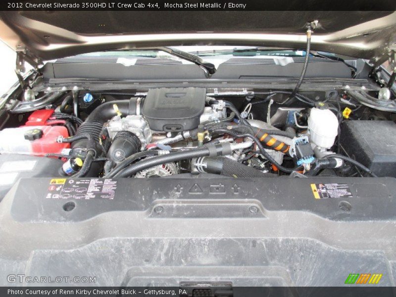Mocha Steel Metallic / Ebony 2012 Chevrolet Silverado 3500HD LT Crew Cab 4x4