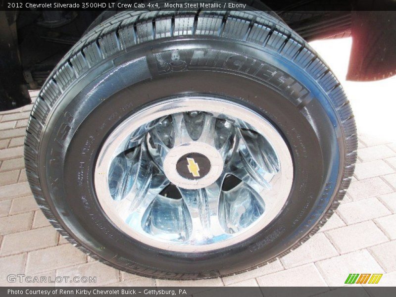 Mocha Steel Metallic / Ebony 2012 Chevrolet Silverado 3500HD LT Crew Cab 4x4