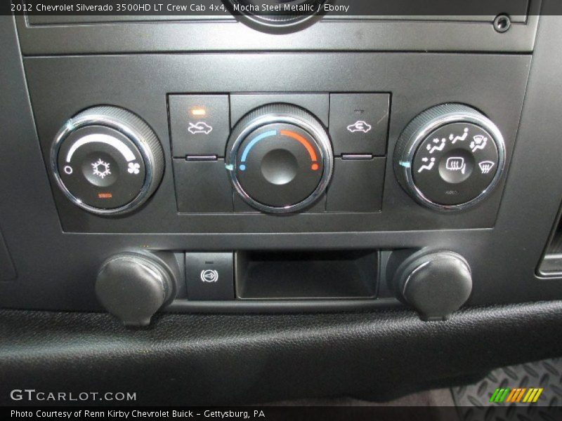 Mocha Steel Metallic / Ebony 2012 Chevrolet Silverado 3500HD LT Crew Cab 4x4