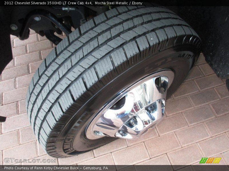 Mocha Steel Metallic / Ebony 2012 Chevrolet Silverado 3500HD LT Crew Cab 4x4