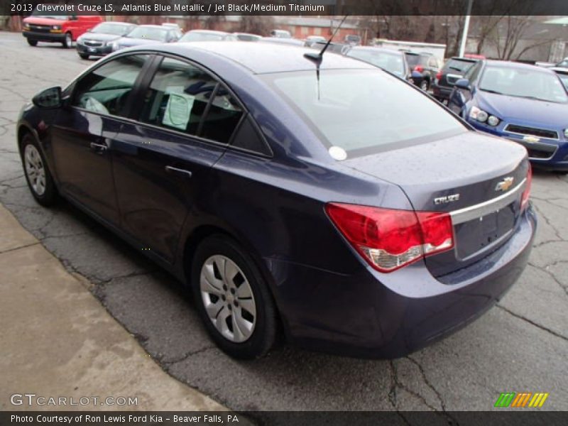 Atlantis Blue Metallic / Jet Black/Medium Titanium 2013 Chevrolet Cruze LS