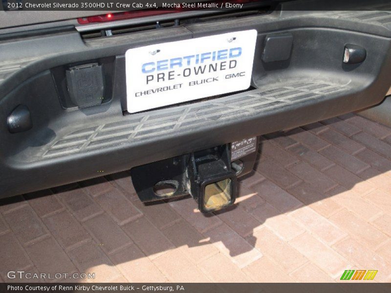 Mocha Steel Metallic / Ebony 2012 Chevrolet Silverado 3500HD LT Crew Cab 4x4