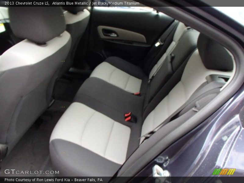 Atlantis Blue Metallic / Jet Black/Medium Titanium 2013 Chevrolet Cruze LS