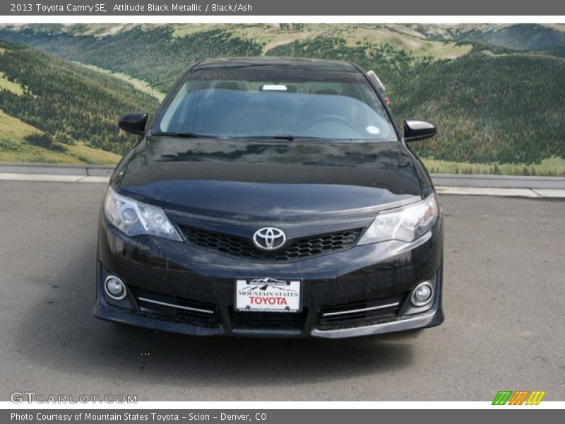 Attitude Black Metallic / Black/Ash 2013 Toyota Camry SE