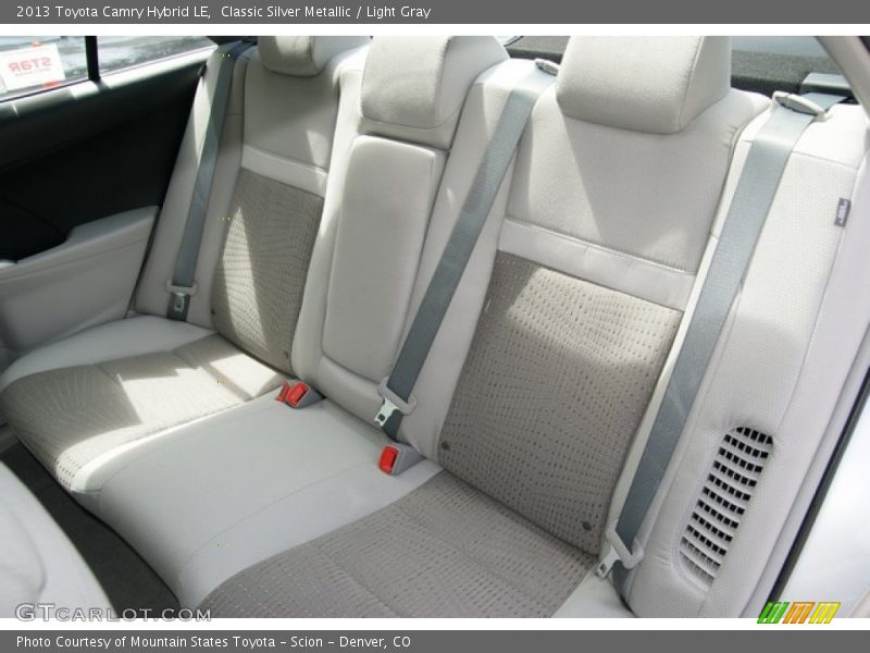 Classic Silver Metallic / Light Gray 2013 Toyota Camry Hybrid LE