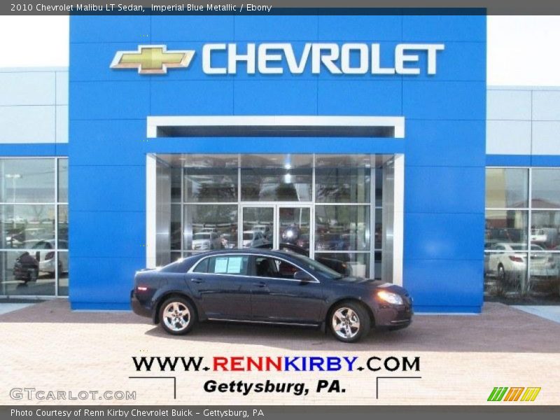 Imperial Blue Metallic / Ebony 2010 Chevrolet Malibu LT Sedan