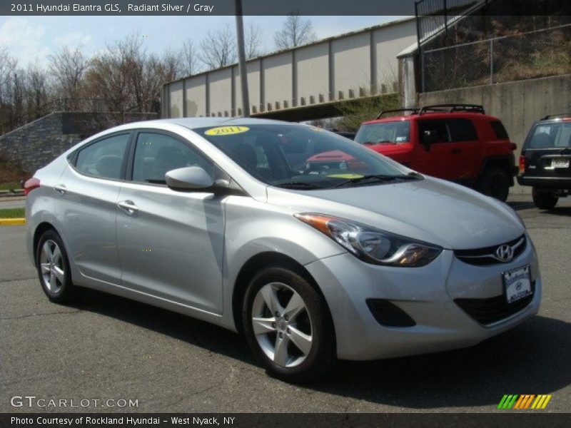 Radiant Silver / Gray 2011 Hyundai Elantra GLS