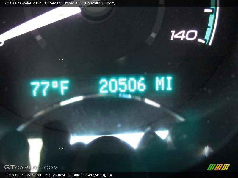 Imperial Blue Metallic / Ebony 2010 Chevrolet Malibu LT Sedan