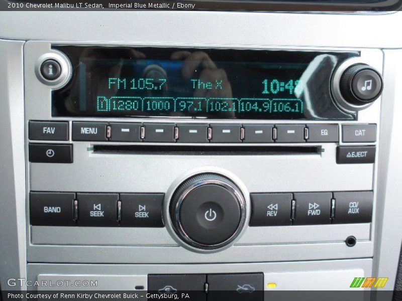 Imperial Blue Metallic / Ebony 2010 Chevrolet Malibu LT Sedan