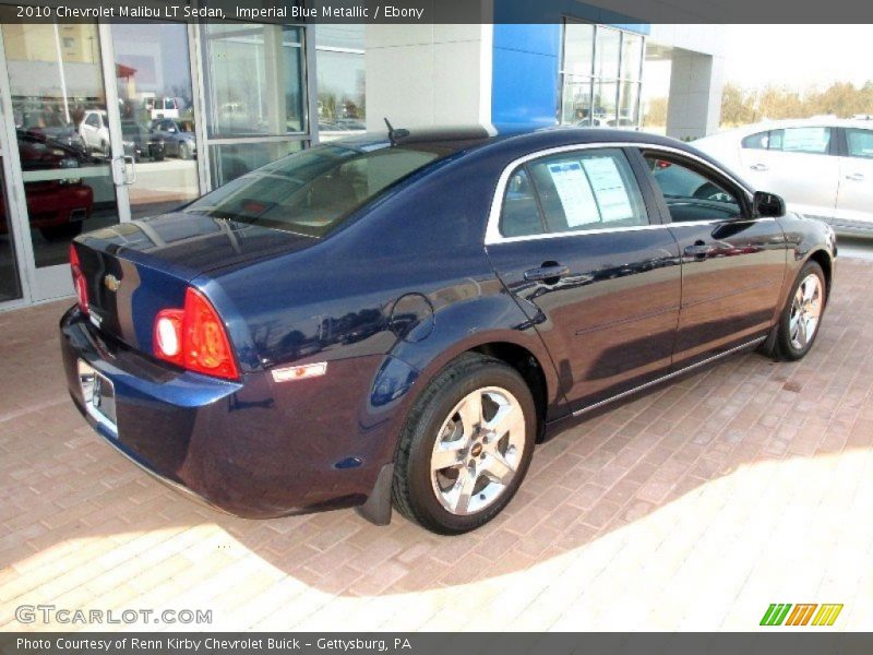 Imperial Blue Metallic / Ebony 2010 Chevrolet Malibu LT Sedan