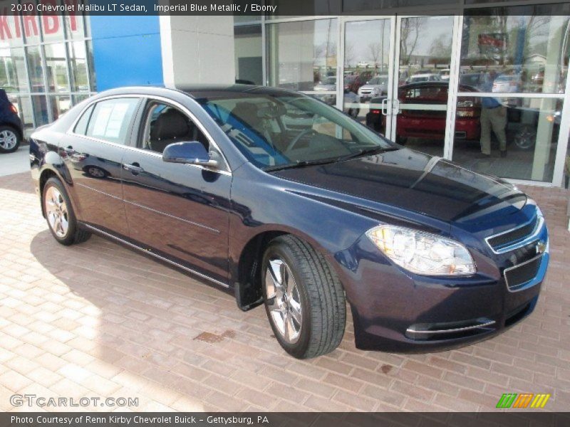 Imperial Blue Metallic / Ebony 2010 Chevrolet Malibu LT Sedan