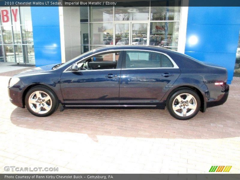 Imperial Blue Metallic / Ebony 2010 Chevrolet Malibu LT Sedan