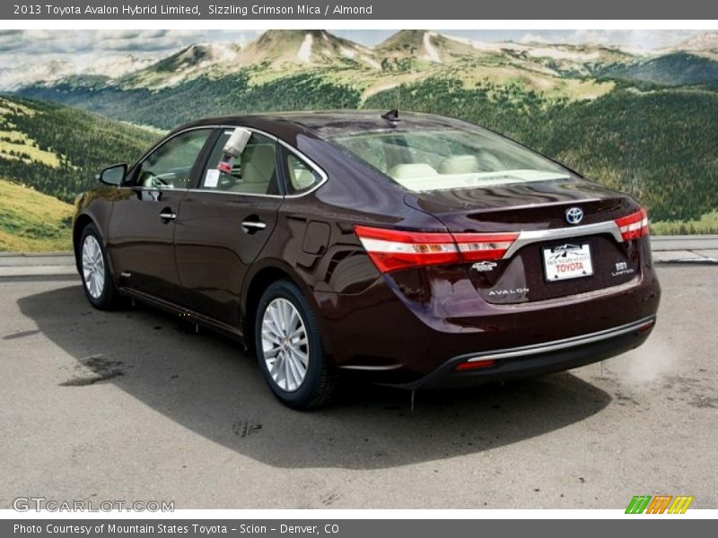 Sizzling Crimson Mica / Almond 2013 Toyota Avalon Hybrid Limited