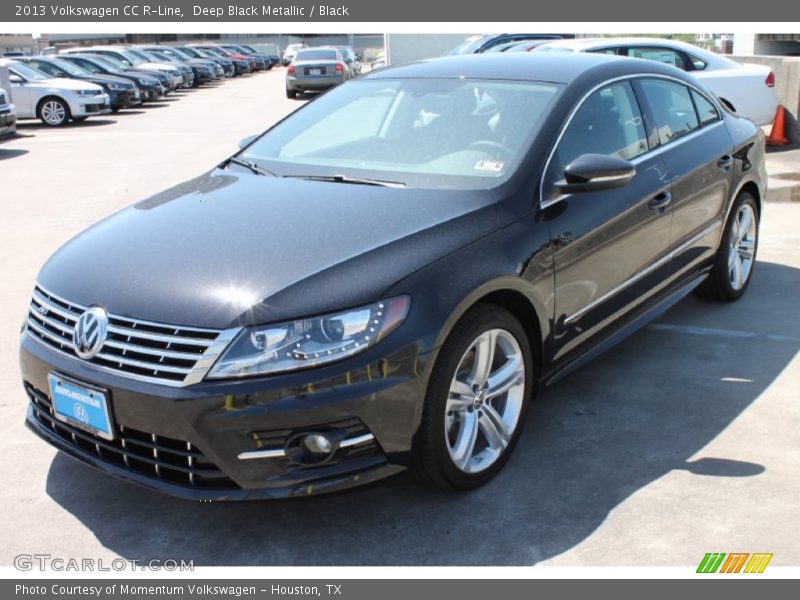 Deep Black Metallic / Black 2013 Volkswagen CC R-Line