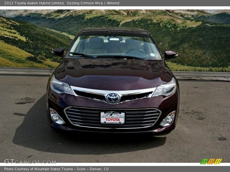 Sizzling Crimson Mica / Almond 2013 Toyota Avalon Hybrid Limited