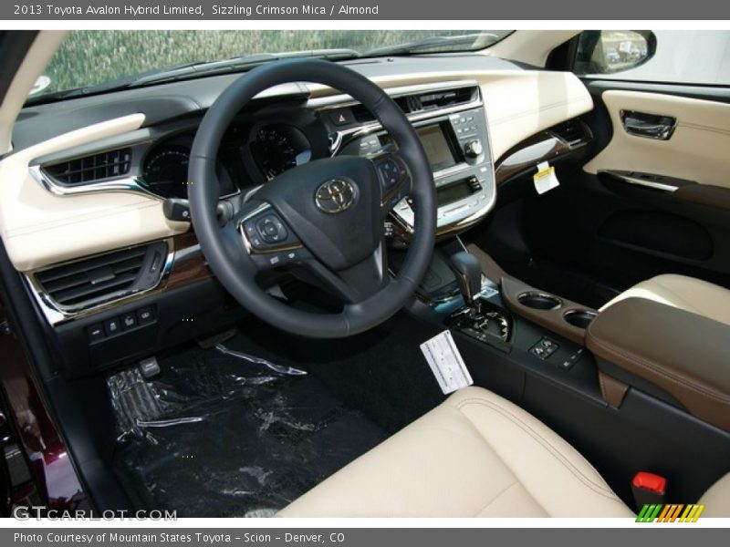Sizzling Crimson Mica / Almond 2013 Toyota Avalon Hybrid Limited