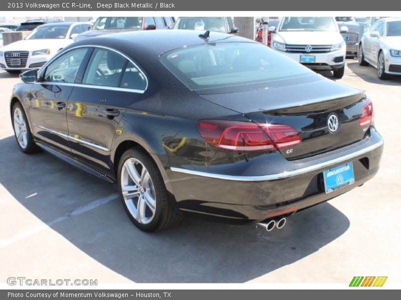 Deep Black Metallic / Black 2013 Volkswagen CC R-Line