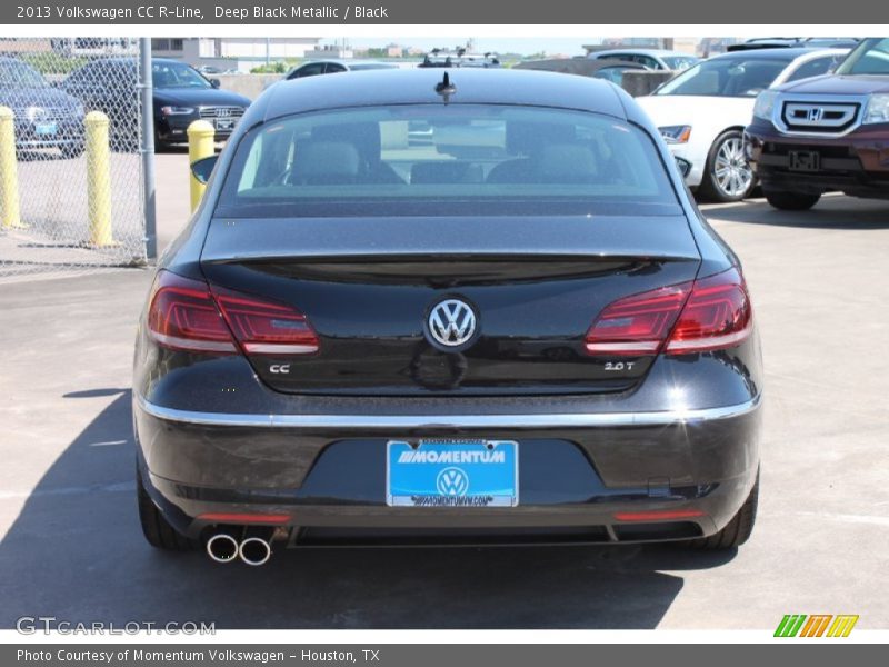 Deep Black Metallic / Black 2013 Volkswagen CC R-Line