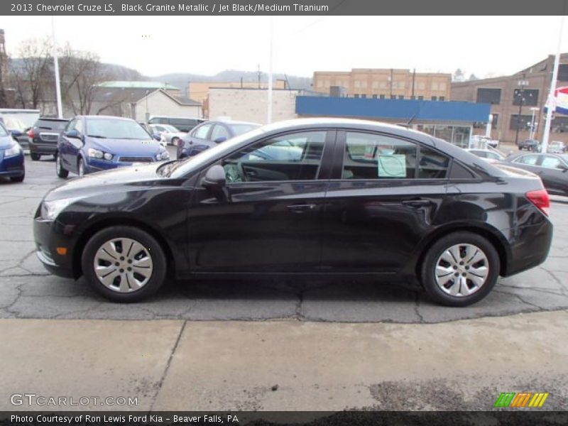 Black Granite Metallic / Jet Black/Medium Titanium 2013 Chevrolet Cruze LS