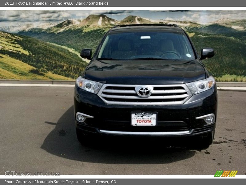 Black / Sand Beige 2013 Toyota Highlander Limited 4WD