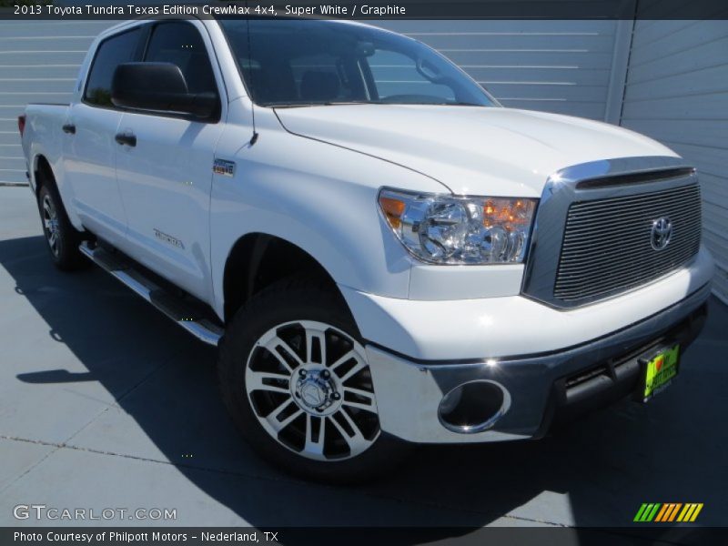 Super White / Graphite 2013 Toyota Tundra Texas Edition CrewMax 4x4