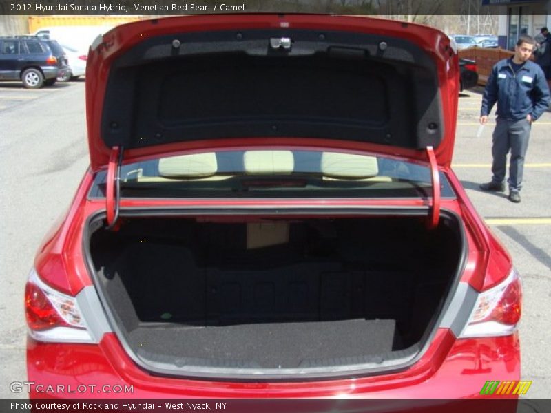 Venetian Red Pearl / Camel 2012 Hyundai Sonata Hybrid