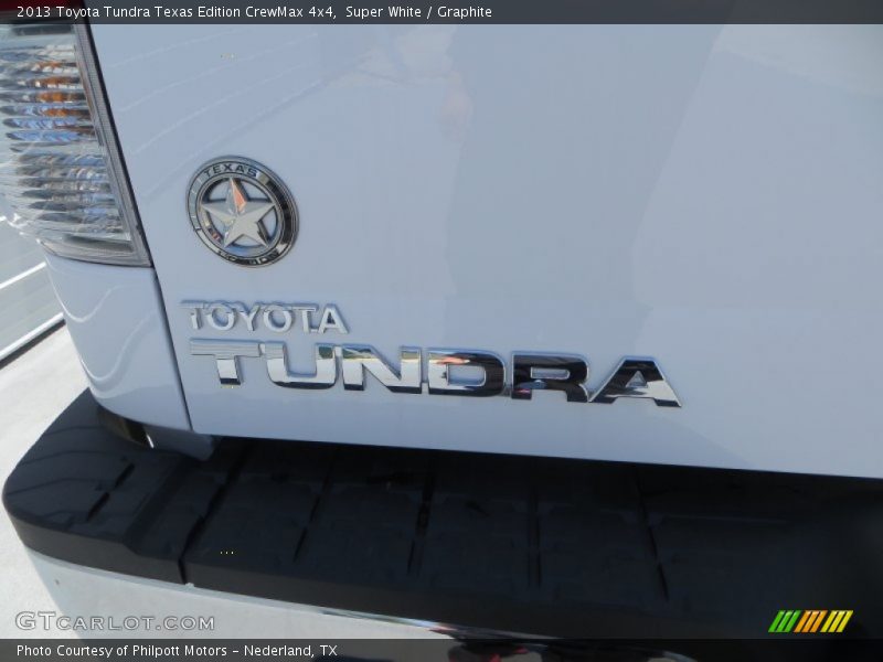 Super White / Graphite 2013 Toyota Tundra Texas Edition CrewMax 4x4