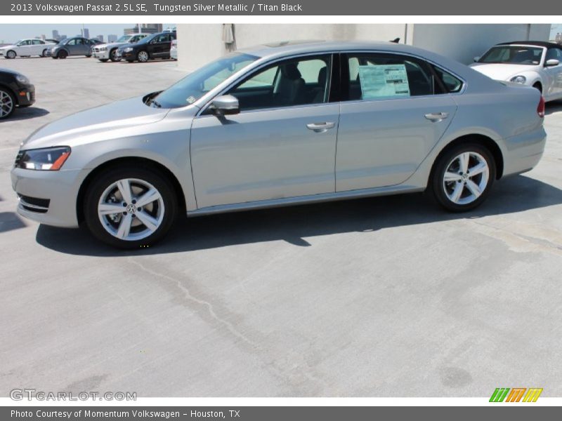 Tungsten Silver Metallic / Titan Black 2013 Volkswagen Passat 2.5L SE