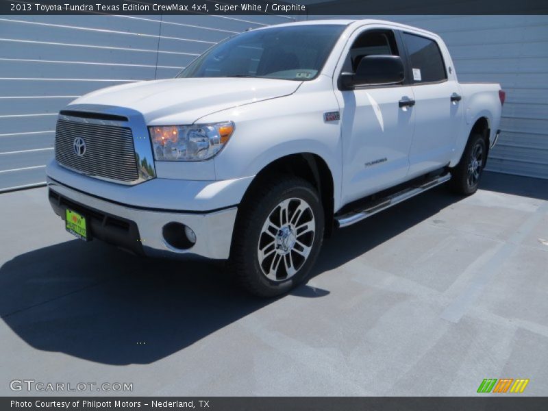Super White / Graphite 2013 Toyota Tundra Texas Edition CrewMax 4x4