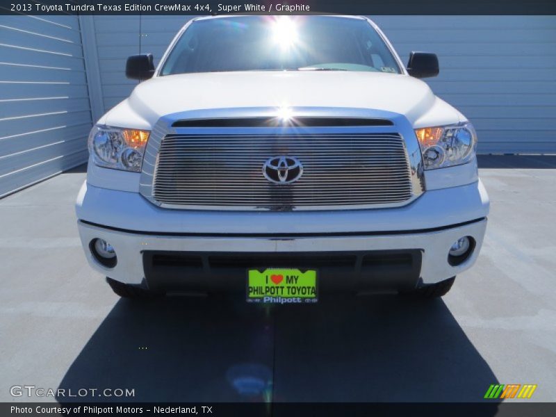 Super White / Graphite 2013 Toyota Tundra Texas Edition CrewMax 4x4
