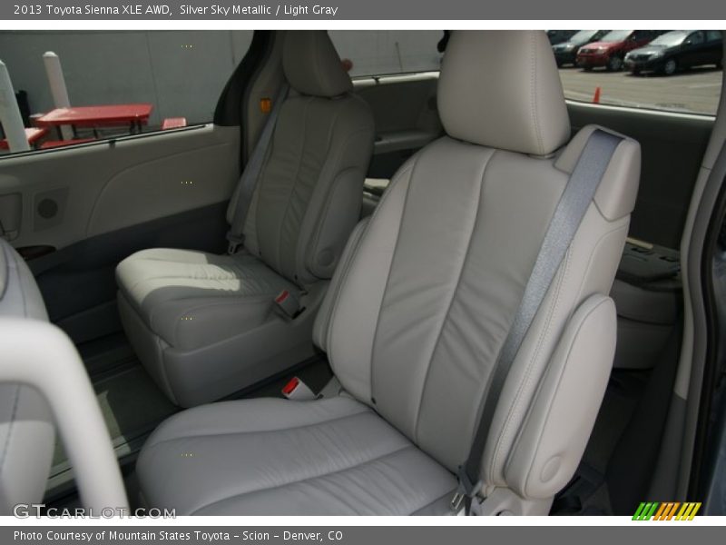 Silver Sky Metallic / Light Gray 2013 Toyota Sienna XLE AWD