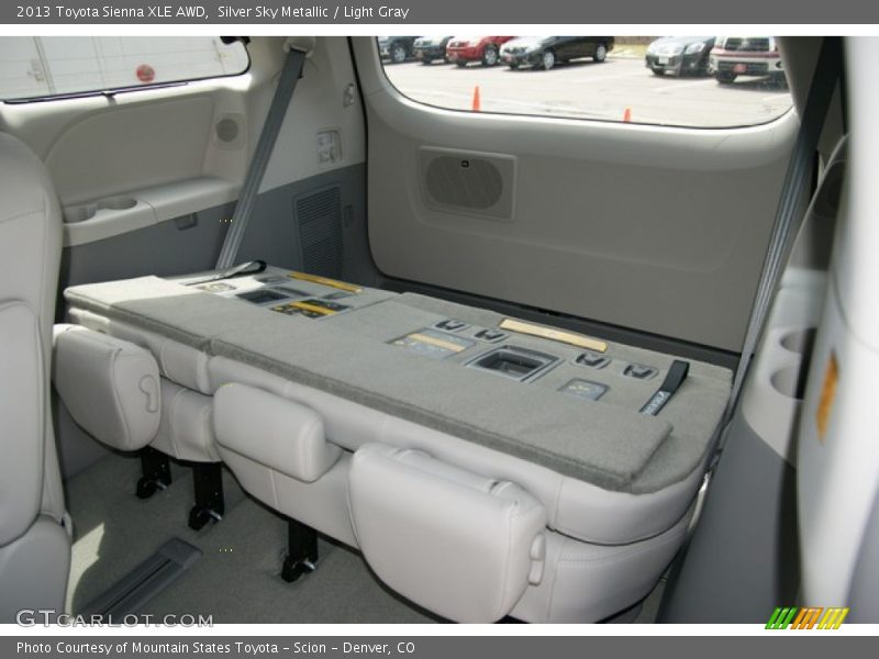 Silver Sky Metallic / Light Gray 2013 Toyota Sienna XLE AWD