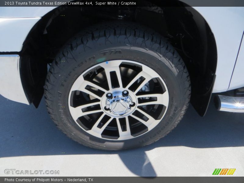Super White / Graphite 2013 Toyota Tundra Texas Edition CrewMax 4x4