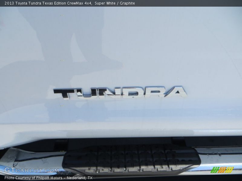 Super White / Graphite 2013 Toyota Tundra Texas Edition CrewMax 4x4